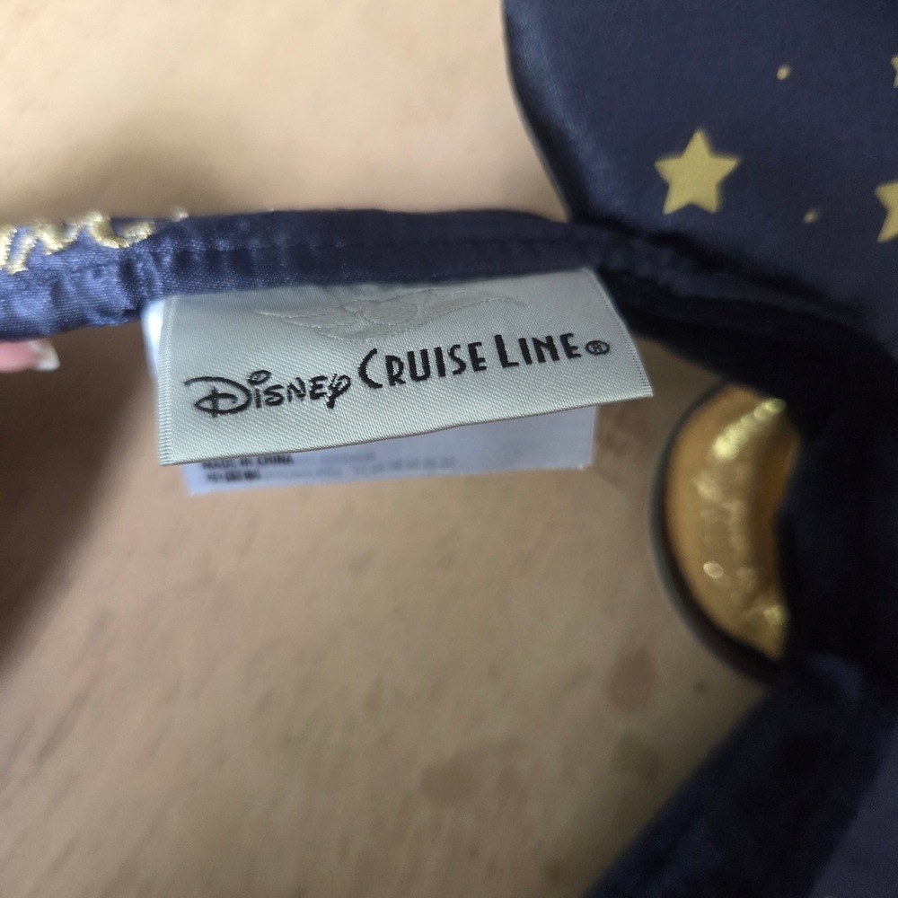 Disney Cruise Line Kids Make-A-Wish Disney Wish Captain Minnie Ears Headband NWT - Picture 7 of 7
